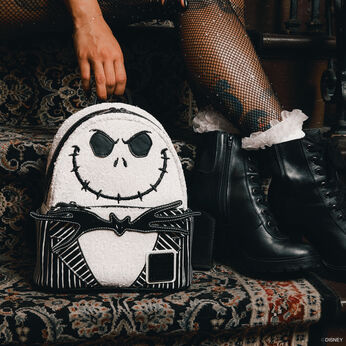 The Nightmare Before Christmas Exclusive Jack Skellington Sequin Mini Backpack, Image 2